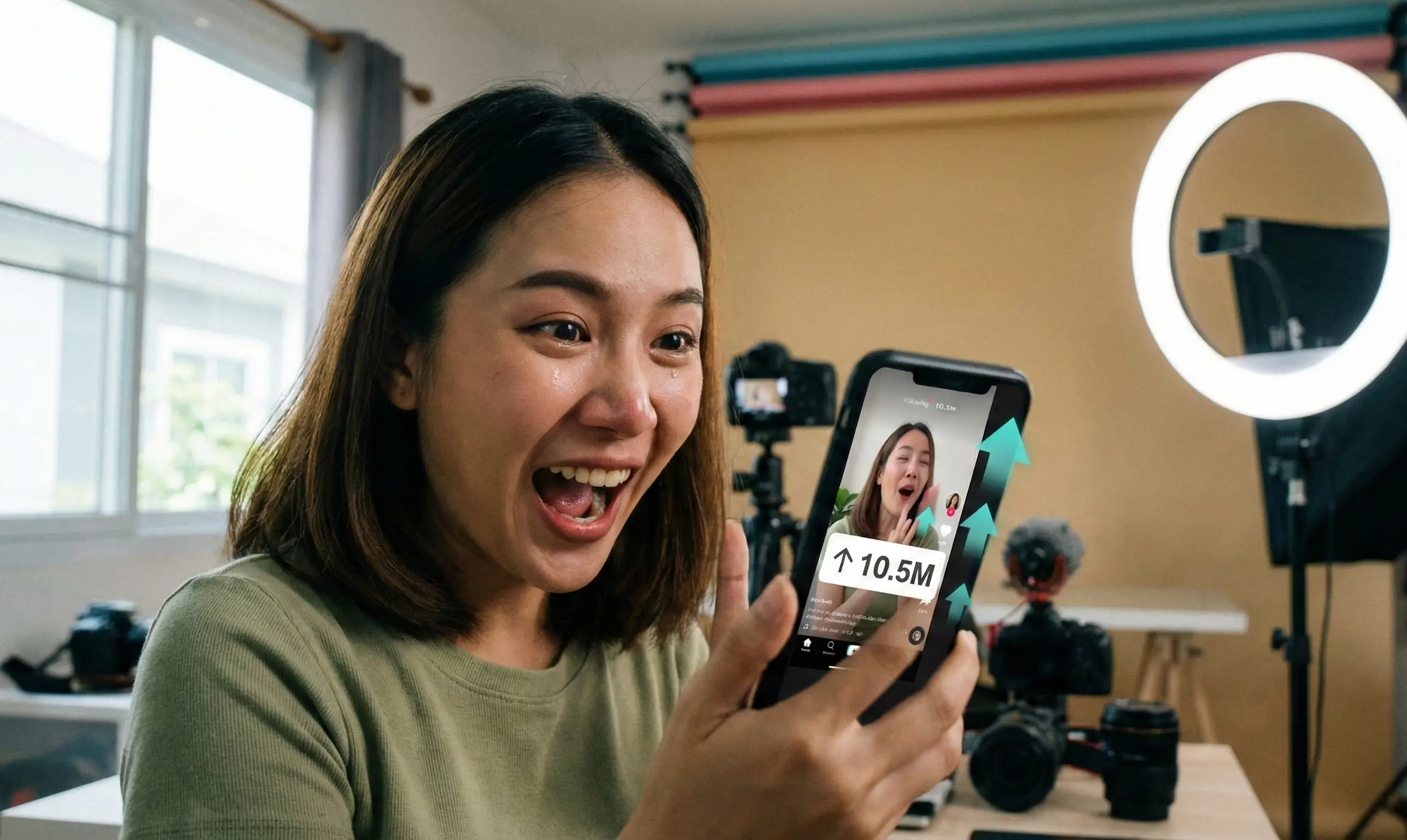 ครีเอเตอร์ TikTok ไทยตื่นเต้นเห็นยอดวิวคลิปพุ่งขึ้น